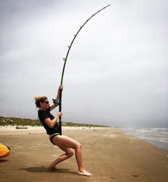 Ready for the beach just bought an UglyStik 10 foot big water rod