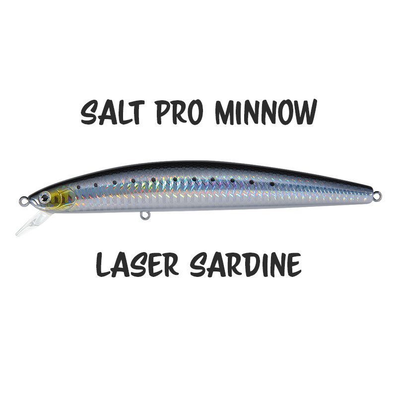 Daiwa Salt Pro Minnow - 6in Sinking - Laser Shiner - DSPM15S03