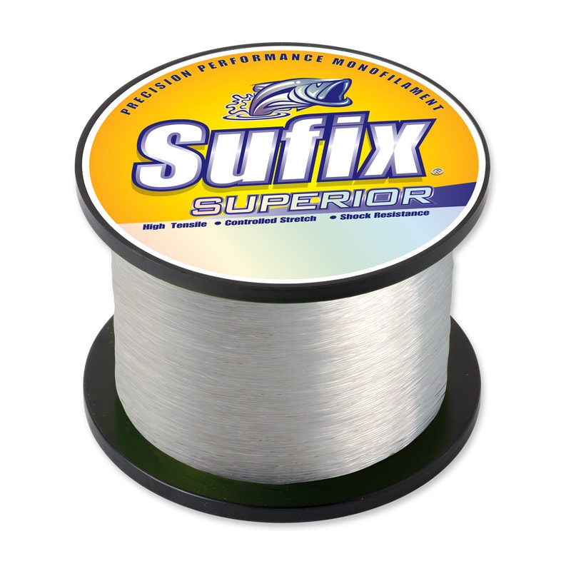 Sufix Superior 10-100# Monofilament Line 1lb Bulk Spool