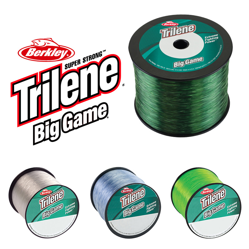 Berkley Trilene Big Game Monofilament Line 15 lb.; Steel Blue; Quarter