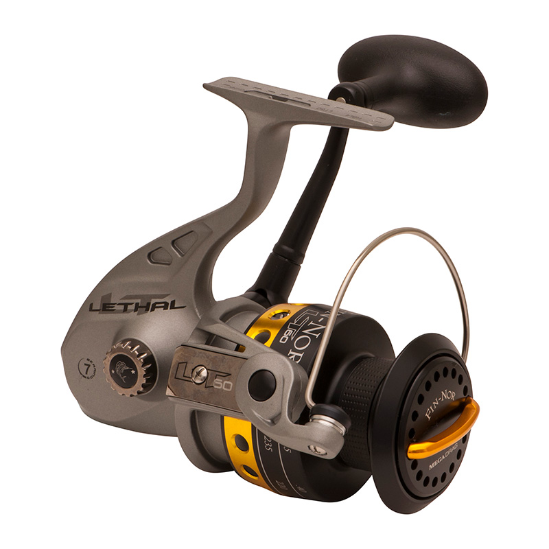 FIN-NOR Graphite Body Spinning Reel TROPHY 80