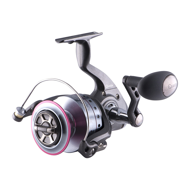 Quantum Optix Spinning Fishing Reel, 4 Bearings (3 + Clutch), Continuous  Anti-Reverse with Smooth, Precisely-Aligned Gears, Size 5, Multi, One Size