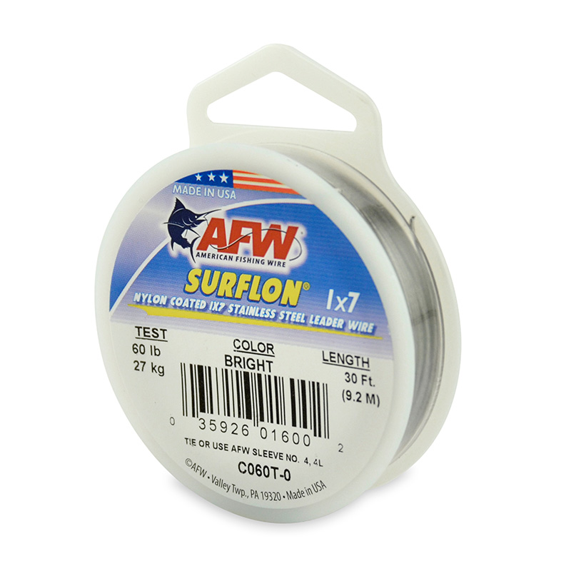 AFW - Bleeding Leader Wire - Nylon Coated 1x7 Stainless Steel