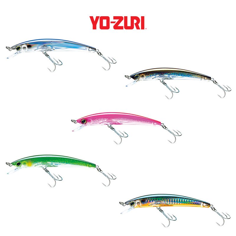Yo-Zuri, Crystal 3D Minnow's patented and proprietary Internal 3D Prism  Finish reflects all subsurface light, even in the murkiest water. Go pic