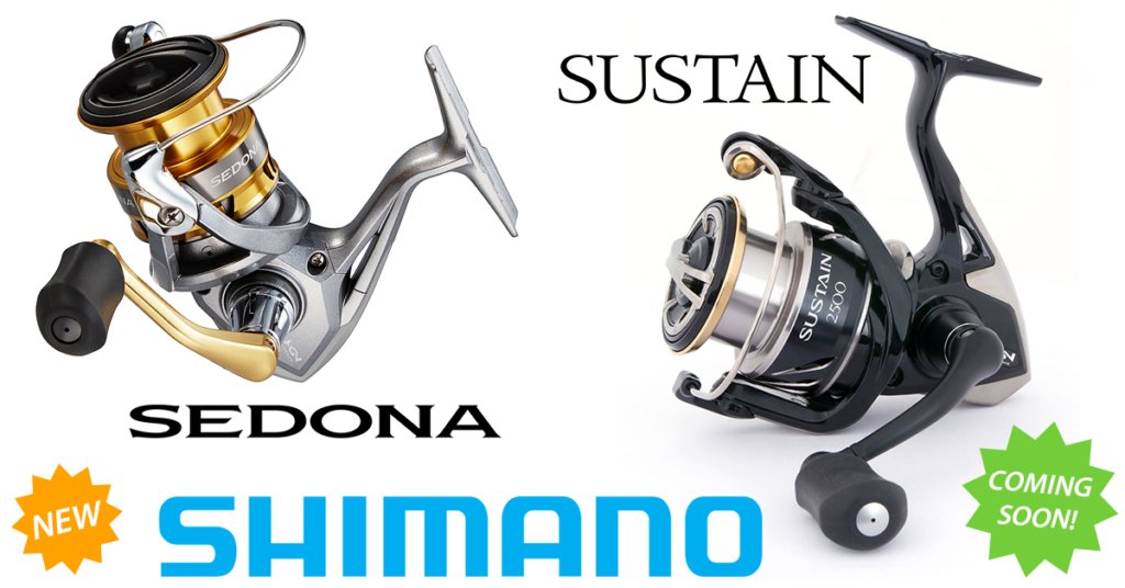 NEW from Shimano – Sedona FI and Sustain FI Spinning Reels