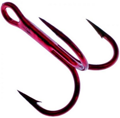 2023new arrival fishing red treble hook size:4#-14# number:500pcs