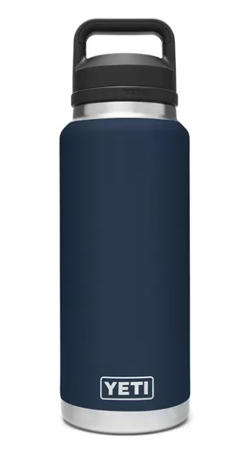 Yeti Rambler 36 Oz Vacuum Insulated Bottle W/ Chug Cap Navy for