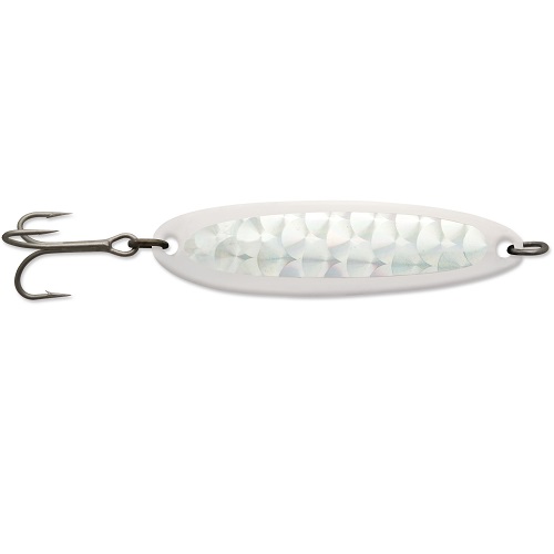Luhr Jensen Krocodile Spoon - Pearl/Fish Scale 3/16oz - 1-9/16